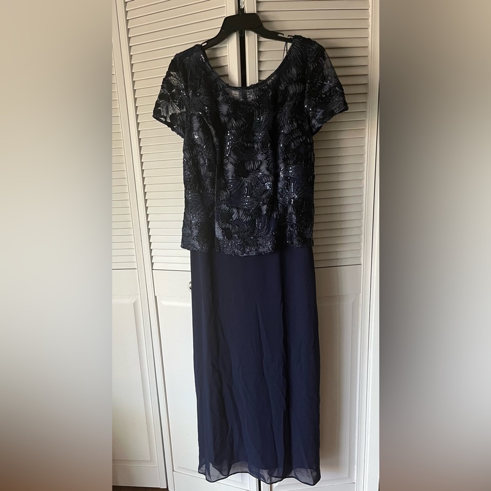 Alex Evenings Midnight Blue Dress
